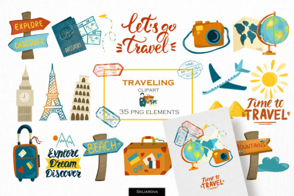 Download Traveling. Tourism Clipart. - Traveling Collection