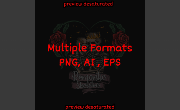 Download Skeleton Love Flower Frame Illustration - Premium Resources