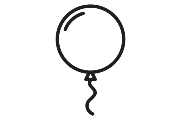 Download Party Balloon Linear Icon. Holiday Decor - Holiday decor Collection
